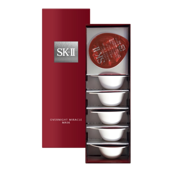 日本SK-II SK2 夜间修护赋活睡眠面膜 奇迹细胞修复免洗晚安面膜 4g*6颗入【熬夜小布丁】